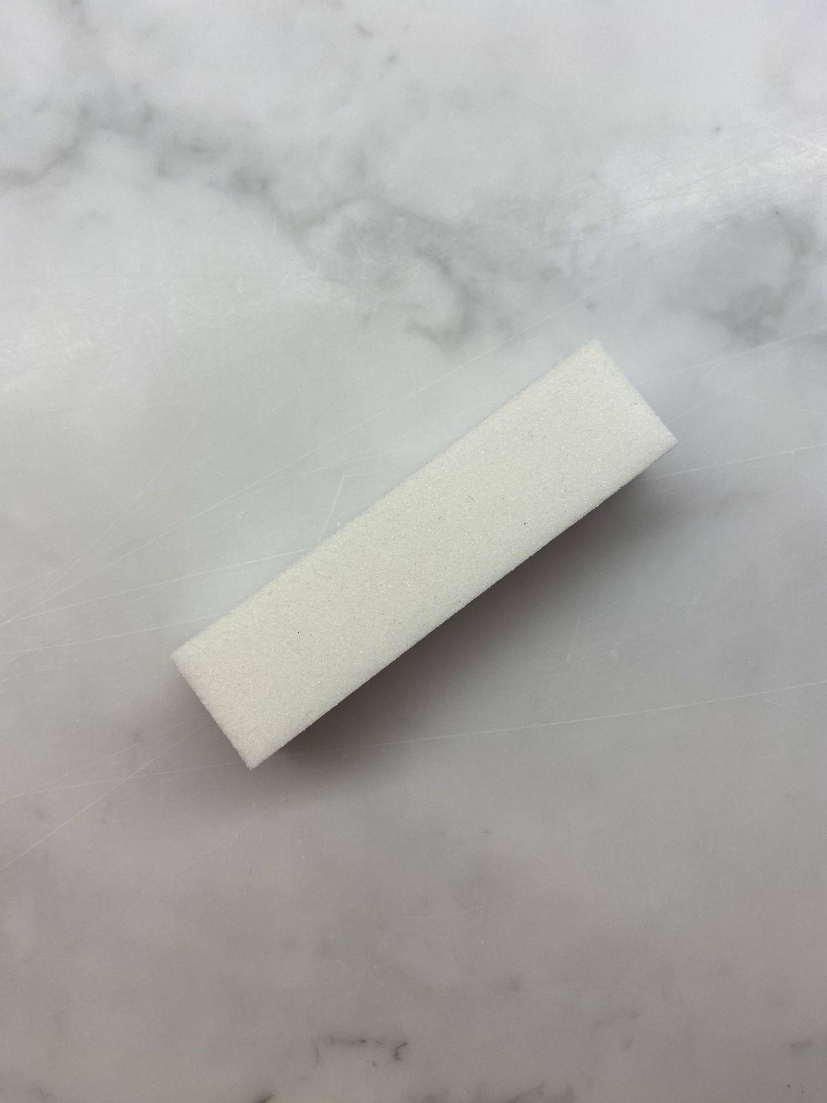White Block Buffer - 100 grit
