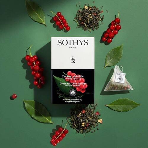BOITE SACHET THE VERT GROSEILLE 