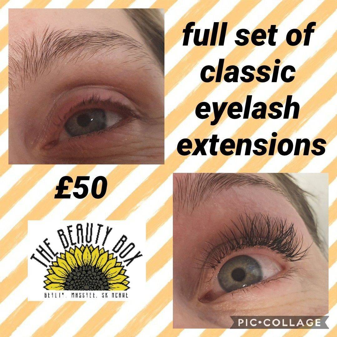 Full Set of Classic Eyelash Extensions from The Beauty Box, Duston, Northampton 