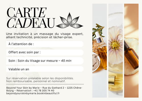 45' Soin visage sur-mesure