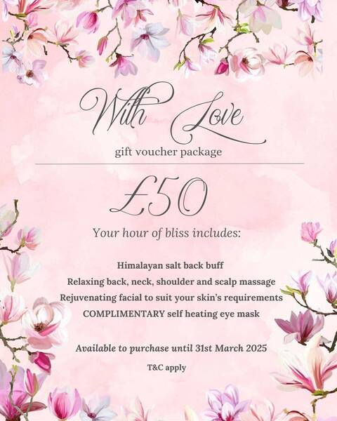 With Love Gift Voucher Package 2025 - Limited Offer until 31st March 2026