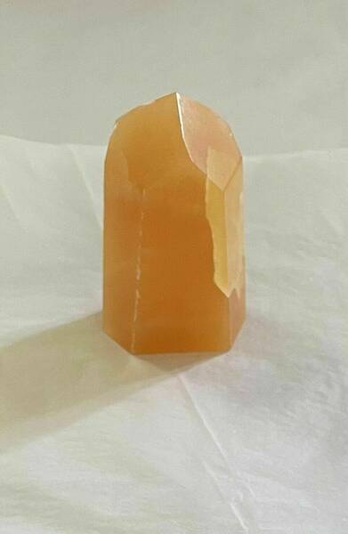 Orange calcite tower 5