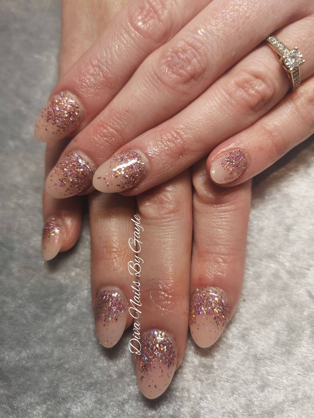 Bridal nails with a twist