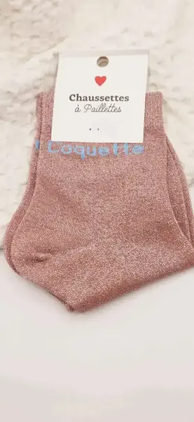 Chaussettes à Paillettes Coquette