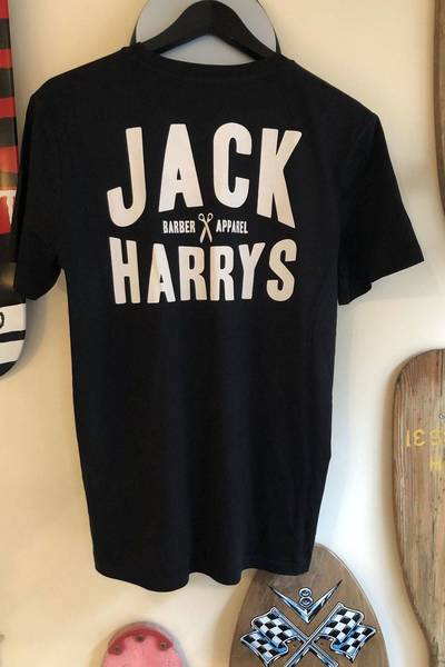 Jack and Harrys basic logo tee (black)