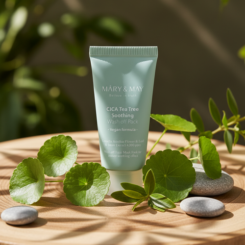 Mary & May Cica Tea Tree Soothing Wash-Off Pack (30g)
