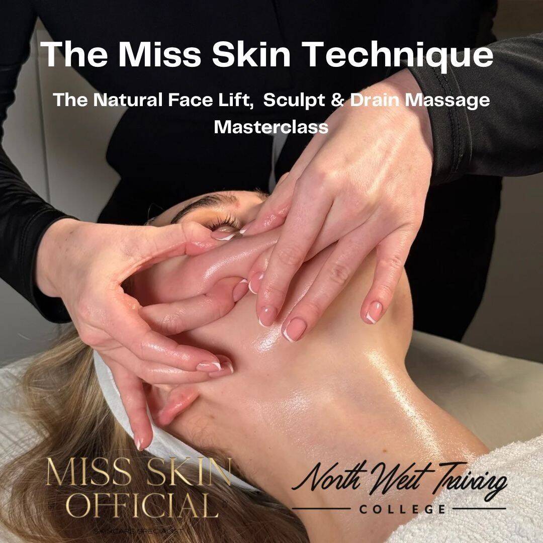 Natural face lift sculpt & drain Master Class by MISS SKIN £150 24th March 10am deposit 