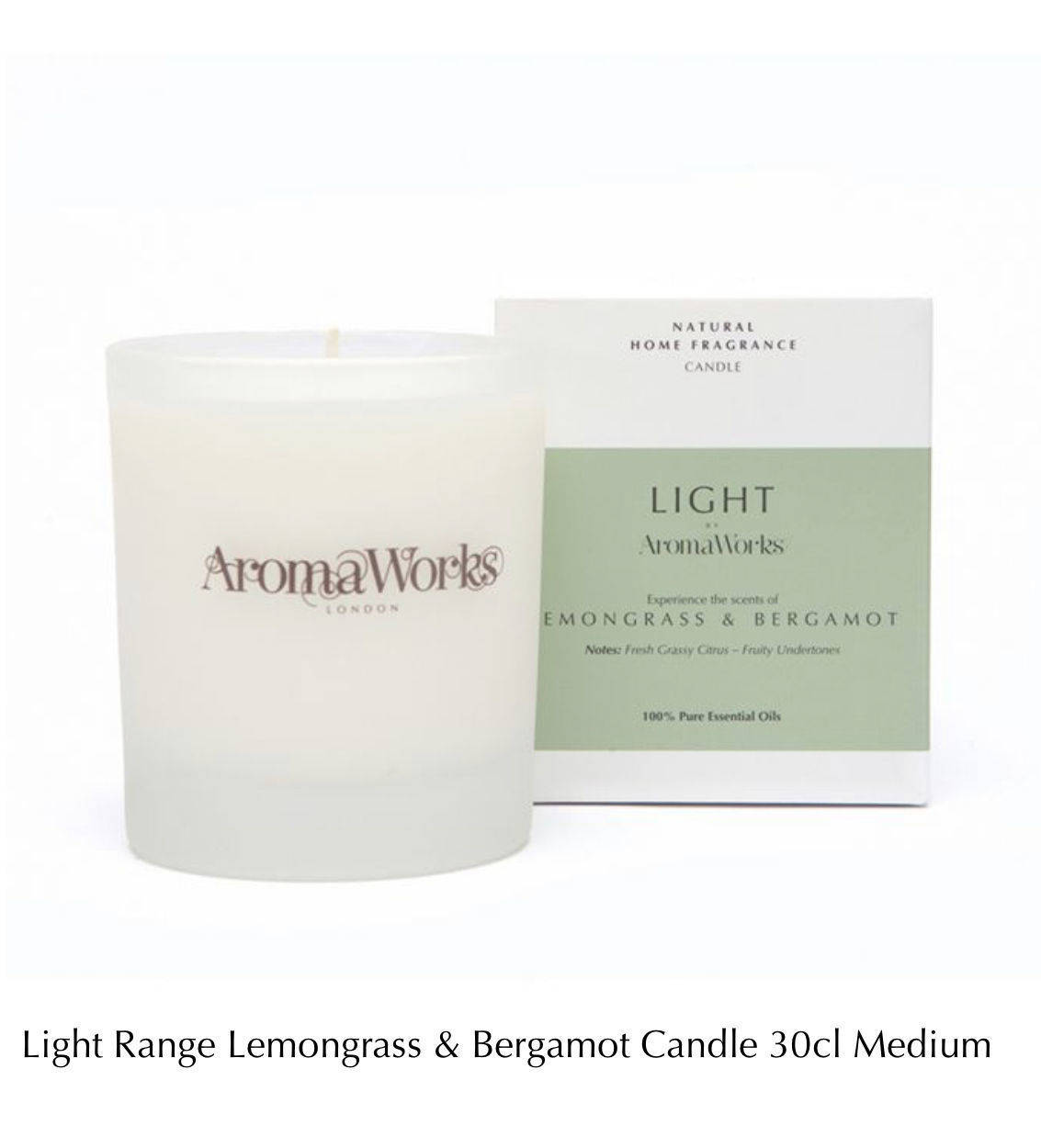 Lemongrass & Bergamot Candle