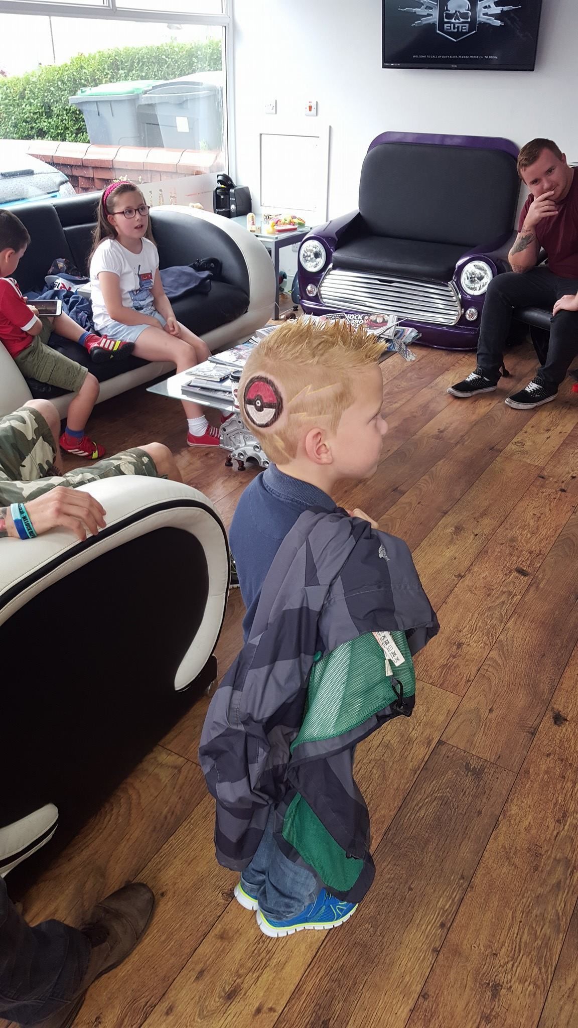 Very happy cool little dude