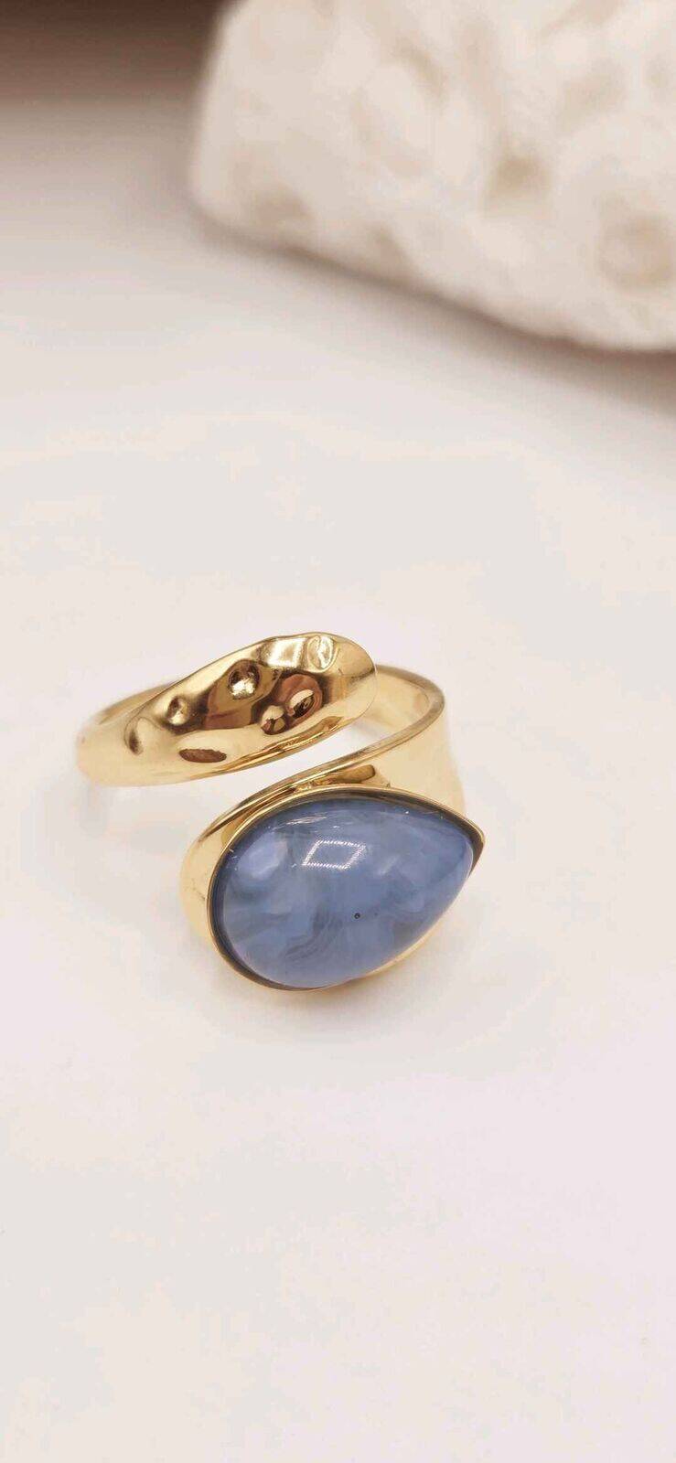 Bague Alexandra Bleue