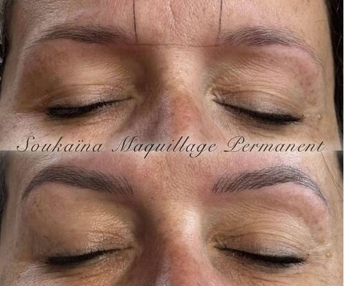 Microblading en poil à poil très naturel #clermontferrand