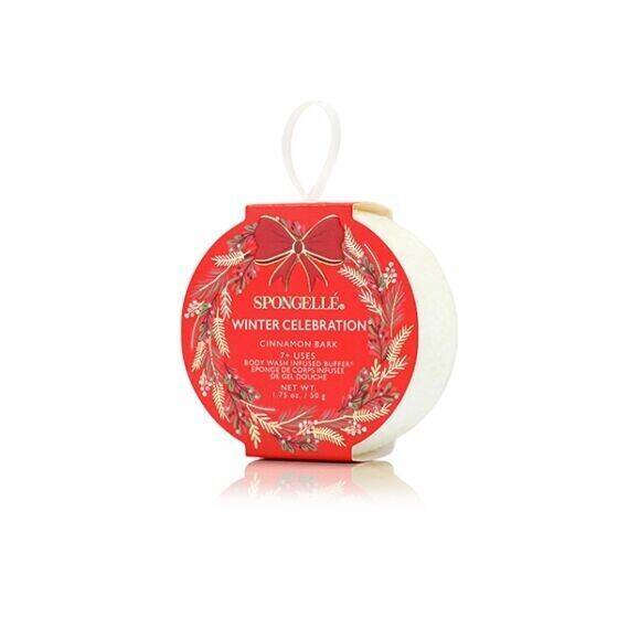 Spongelle holiday wreath (cinnamon bark)