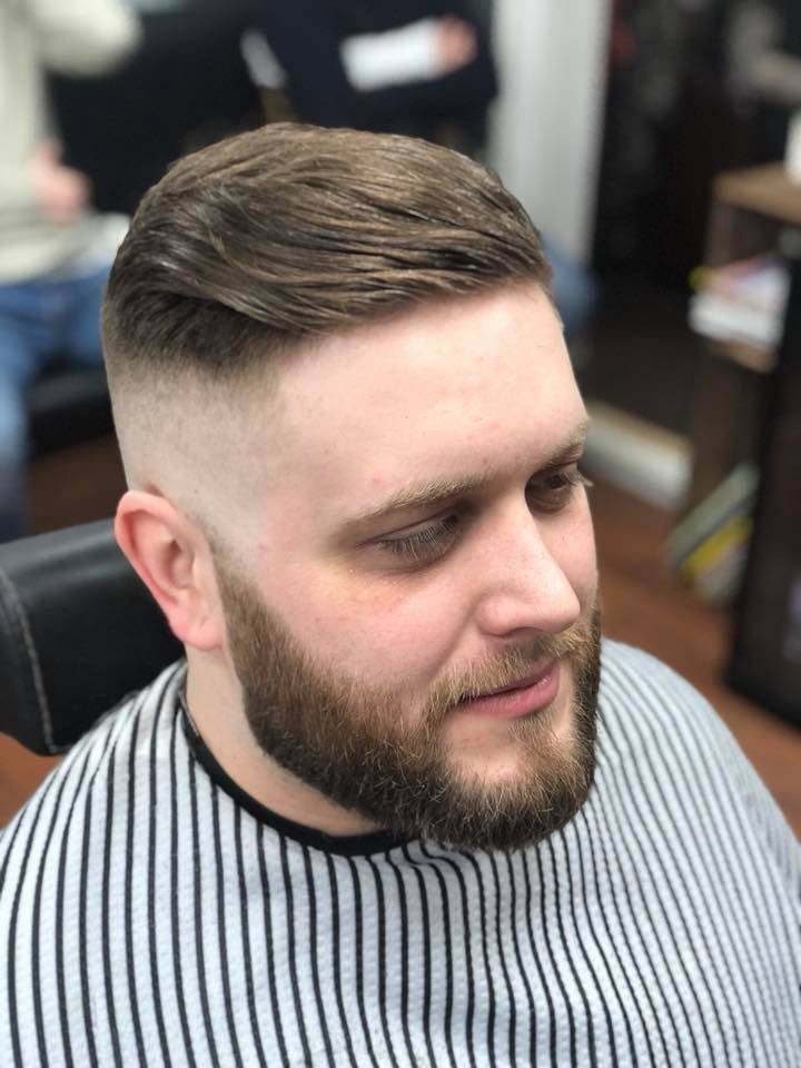 Skin fade & beard trim for Joe