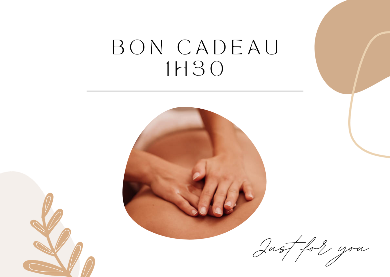 Bon cadeau - 1h30