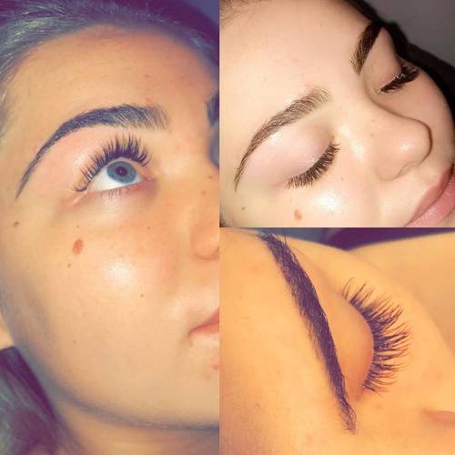 Brow envy right there... and some added classic lashes  #highdefintionbrows #semipermlashes #lashlife #lashday #hdstylist #browlife #browenvy #instabrows #lashesoftheday