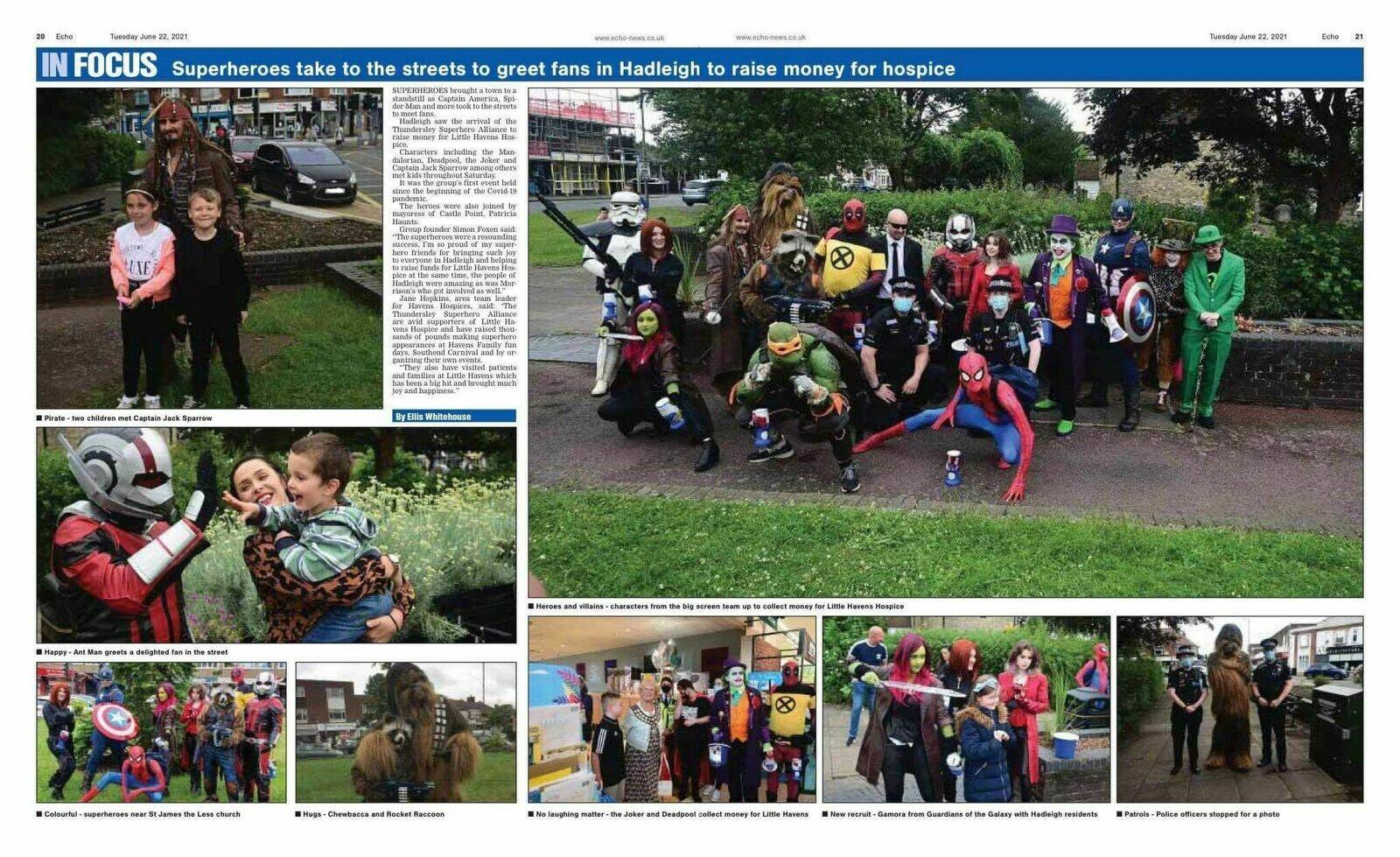 Simon Foxen Barber Shop .Home to The Thundersley Superhero Alliance👍♥️👍