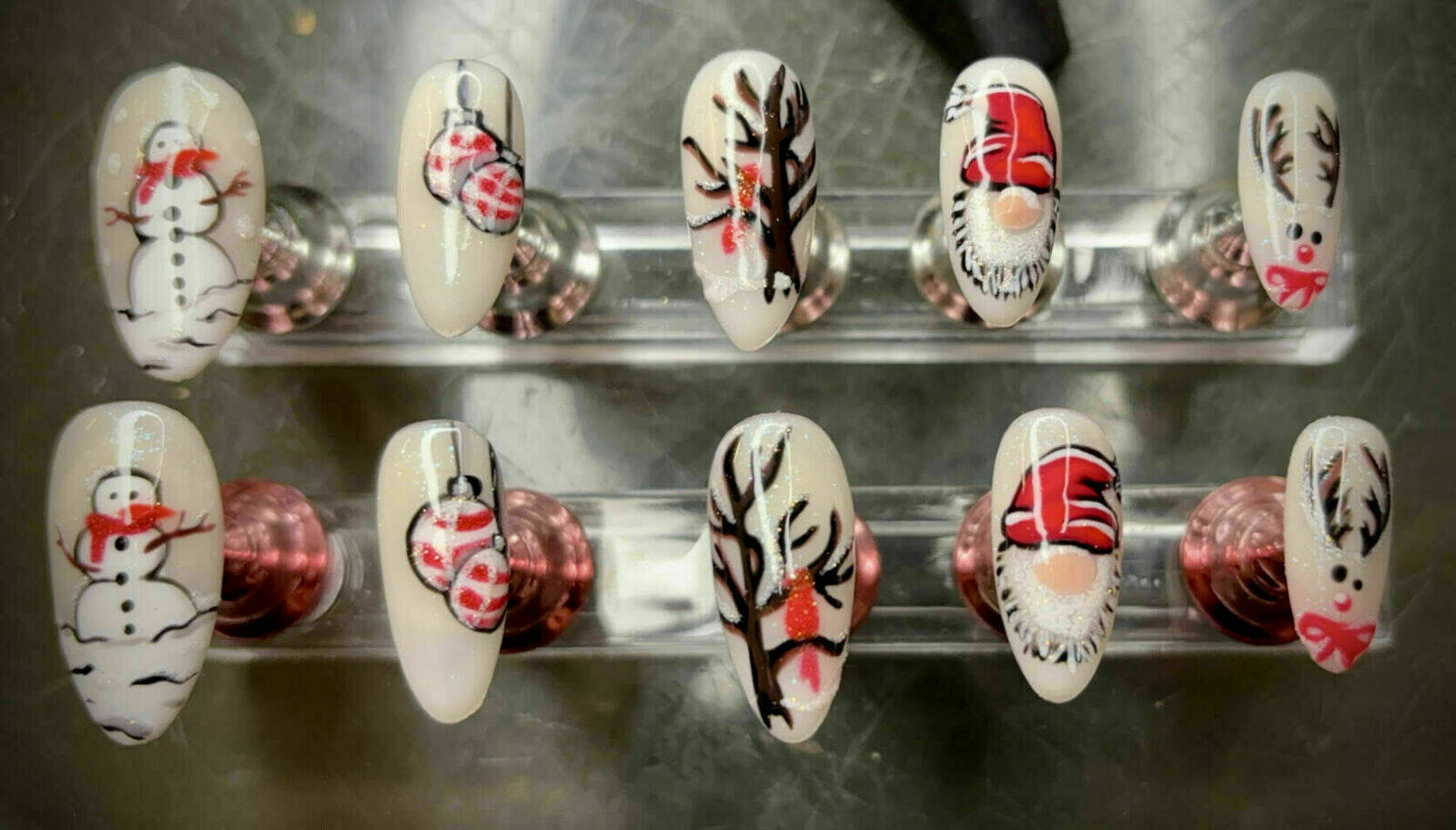 Press on Nails Noel 🎅🏻 - Kit Complet 🎄