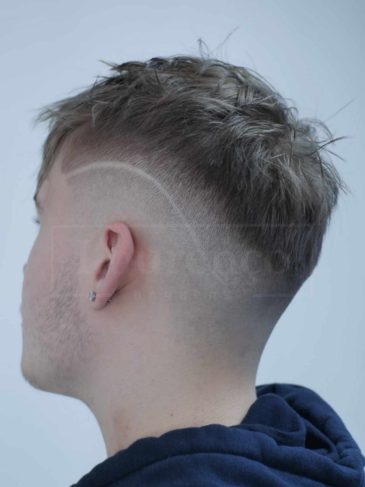 Style: High Skin Fade with Pattern
