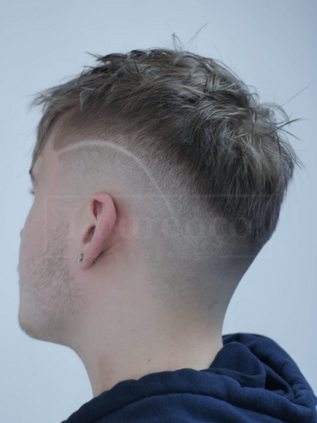 Style: High Skin Fade with Pattern