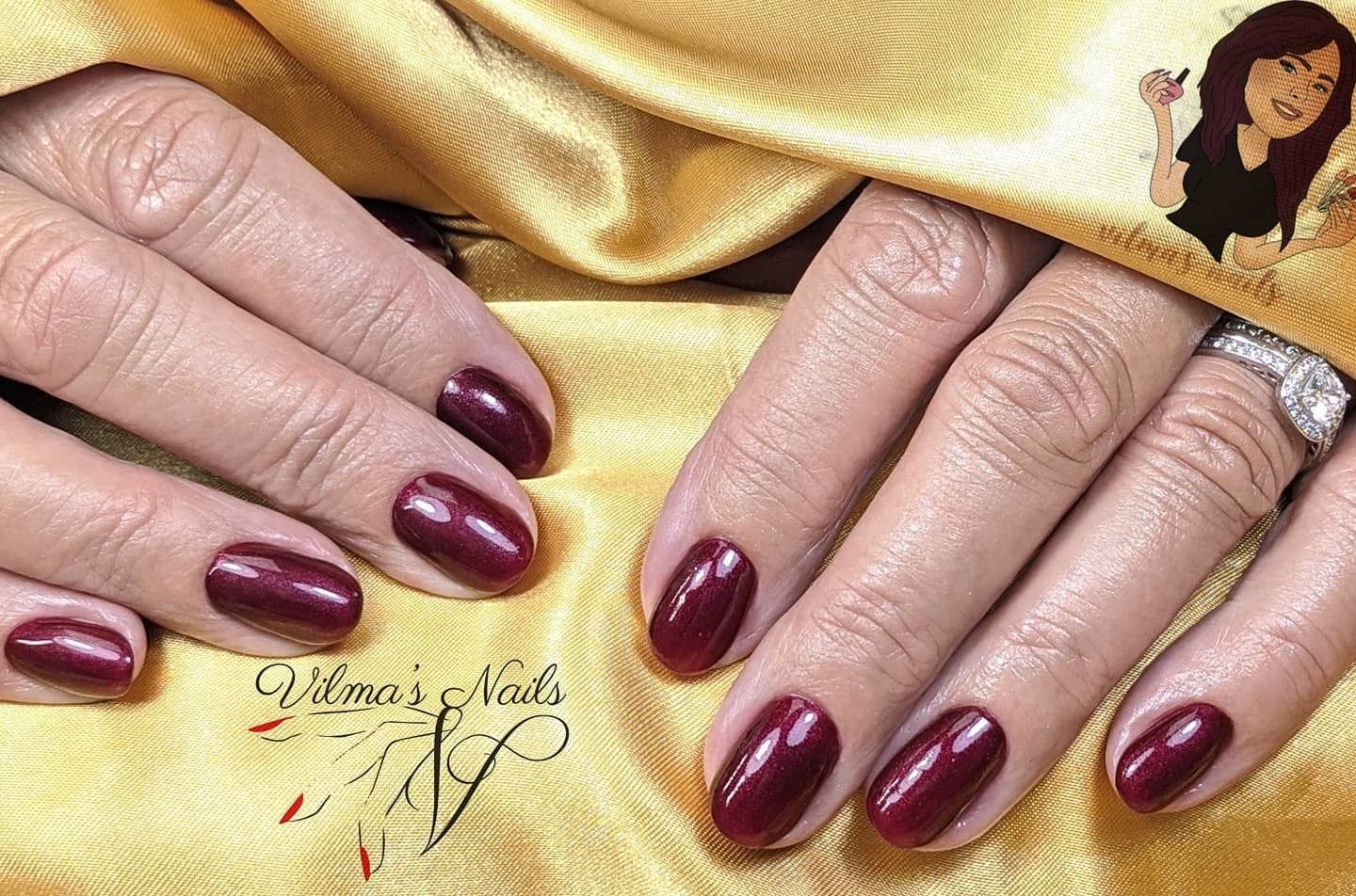 Autumn colour#Nails#Manicure#hands#everlast