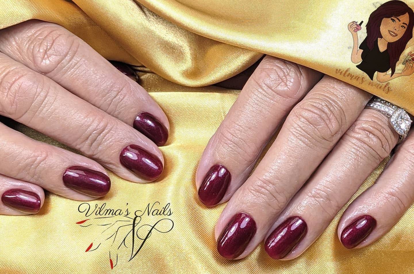 Autumn colour#Nails#Manicure#hands#everlast