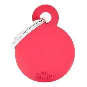 my-family-basic-aluminium-small-circle-red
