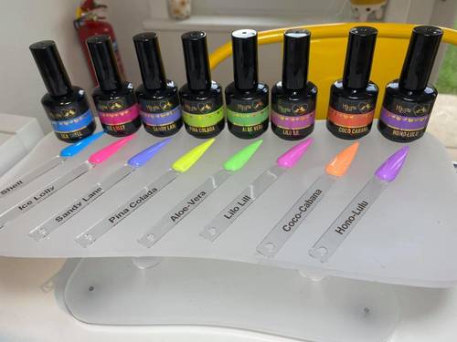 The new Life’s a Beach magpie Neon Gel Polish range swatched 