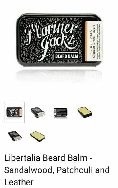 Beard Balm Libertalia (inc Uk Postage)