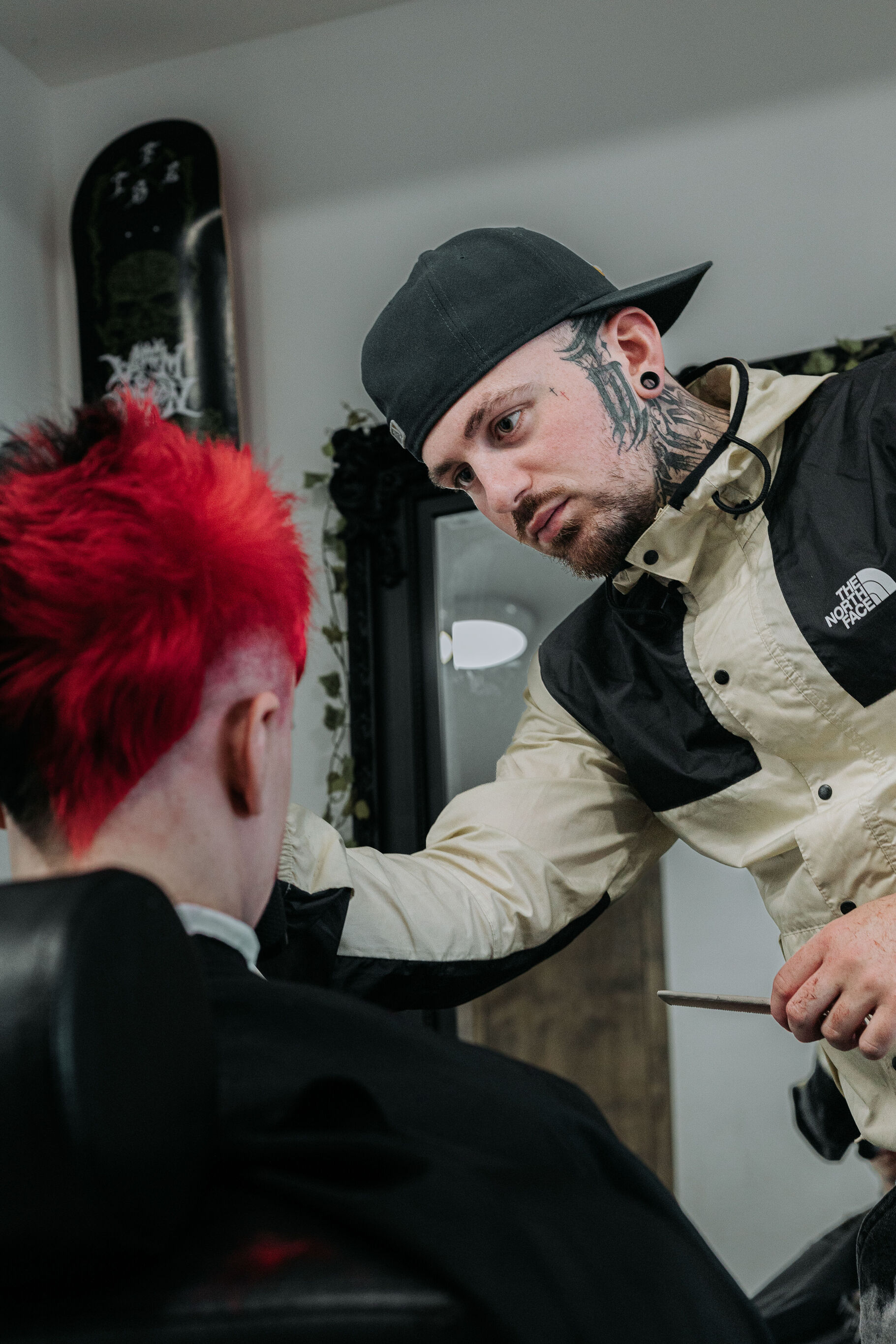 Filename: mens-haircut-buxton.jpg Alt text: “Men’s haircut at KVLT Hair barbershop in Buxton”