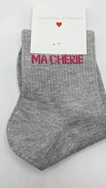 Chaussettes à Paillettes Ma chérie