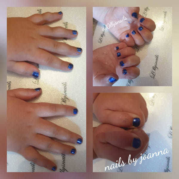 Our not so little joanna learning the basics shaping & polish beautiful ❤