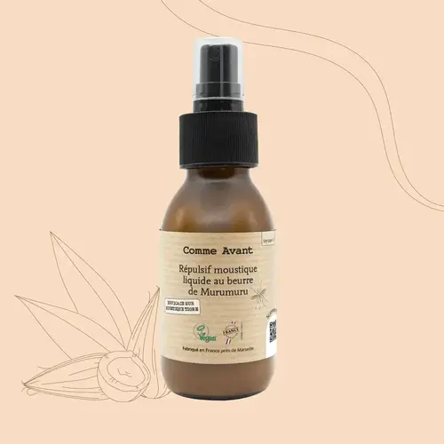 Répulsif anti-moustique liquide au beurre de murumuru