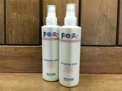 Freeze styling gel spray