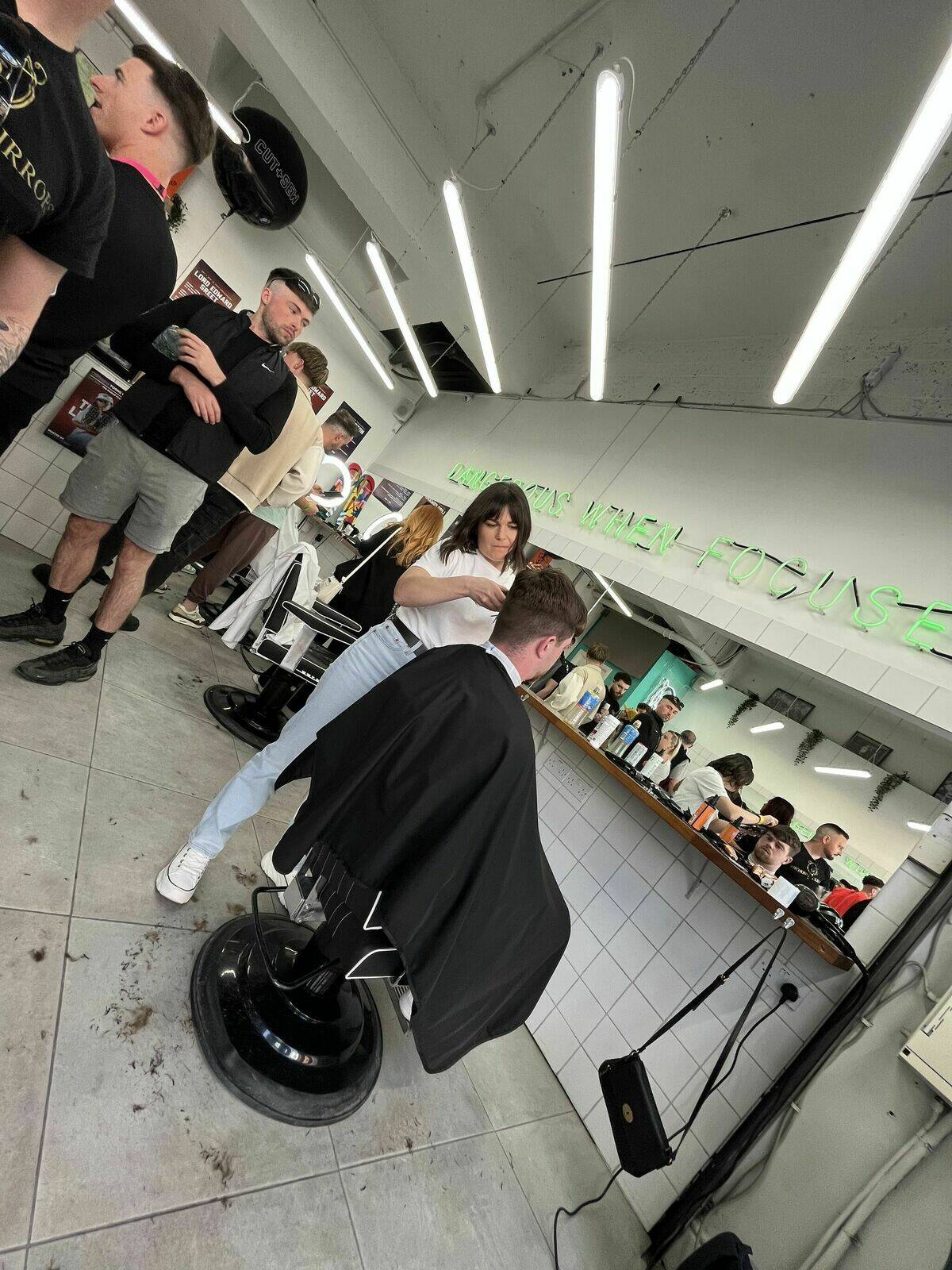 Special guest for an event in Dublin sharing my skills with others barbers 💈 