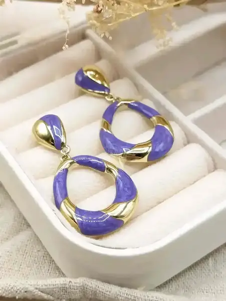 Boucles Marlène Lilas