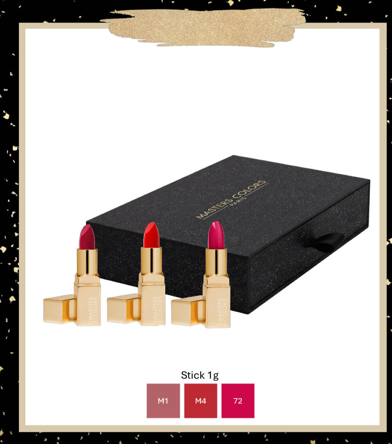 COFFRET ROUGE À LÉVRES