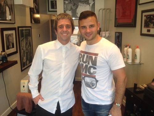 Great to see Ryan Thomas, aka Jason Grimshaw from Coronation Street, in Wolfendens for a haircut this weekend!