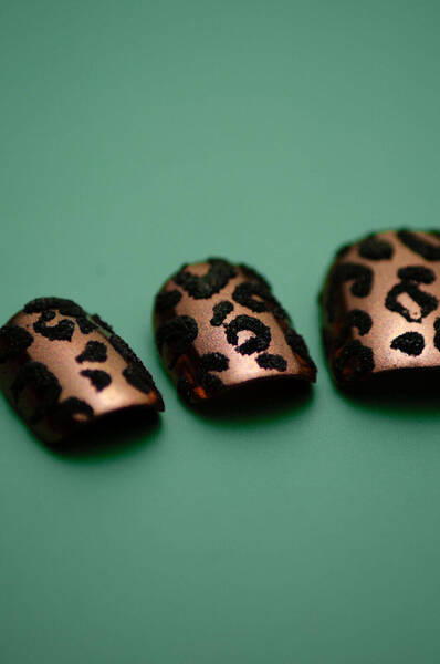 Press on nail art complexe