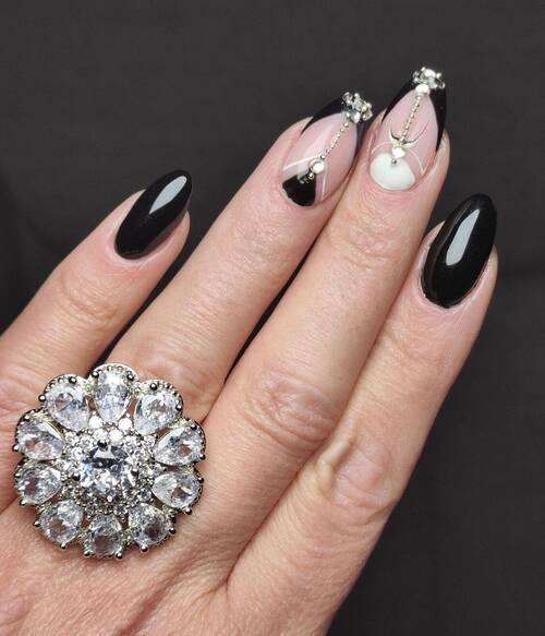 Remplissage pose chablon et nail art 