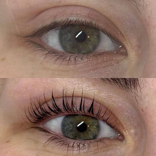 Korean lash lift and tint 