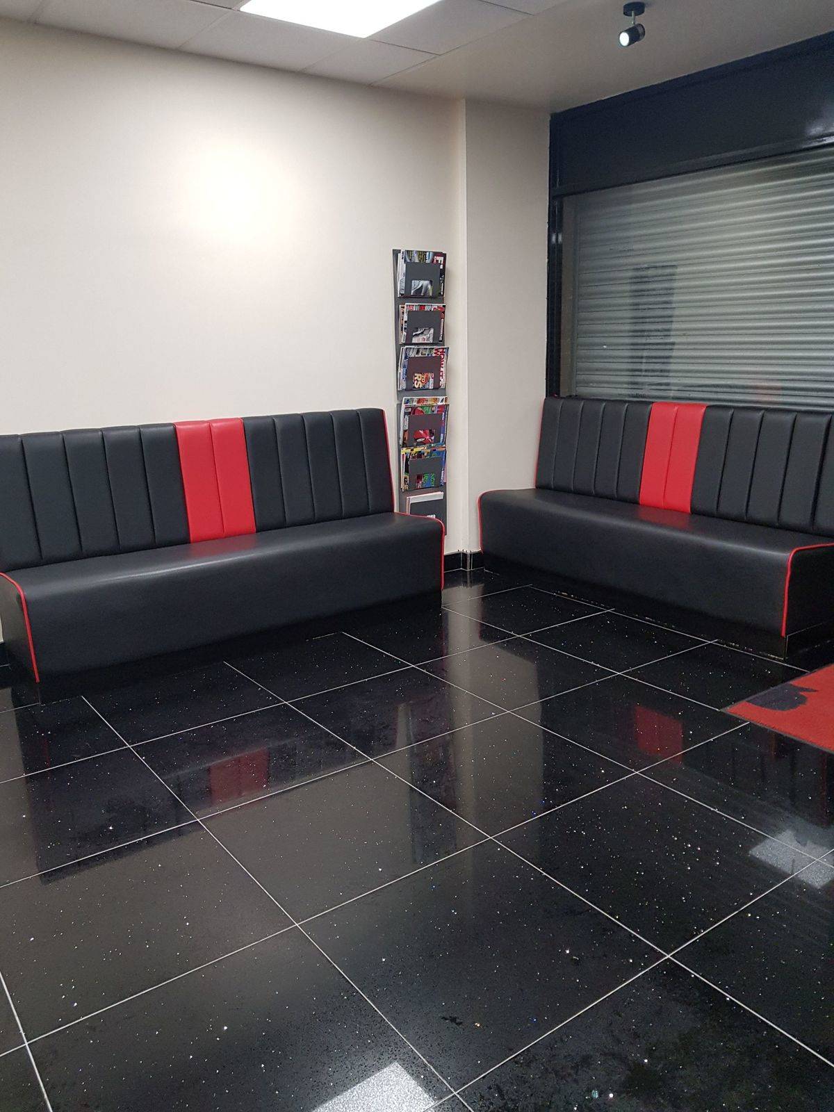 Spacious waiting area