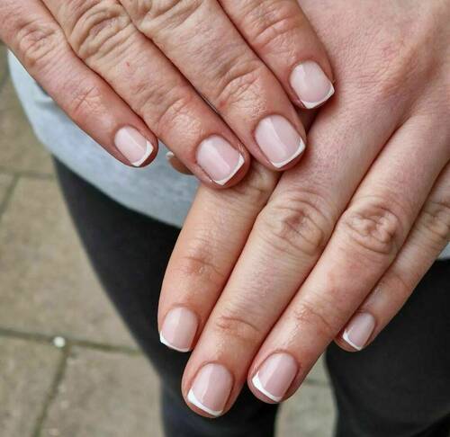 Builder gel with Basic B art