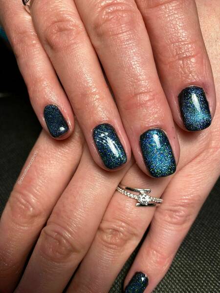 Effet Cat Eye & Stamping 