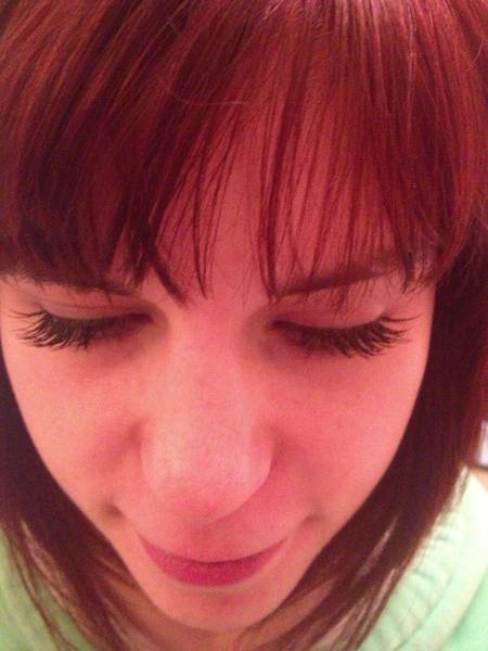 Lashes after xx