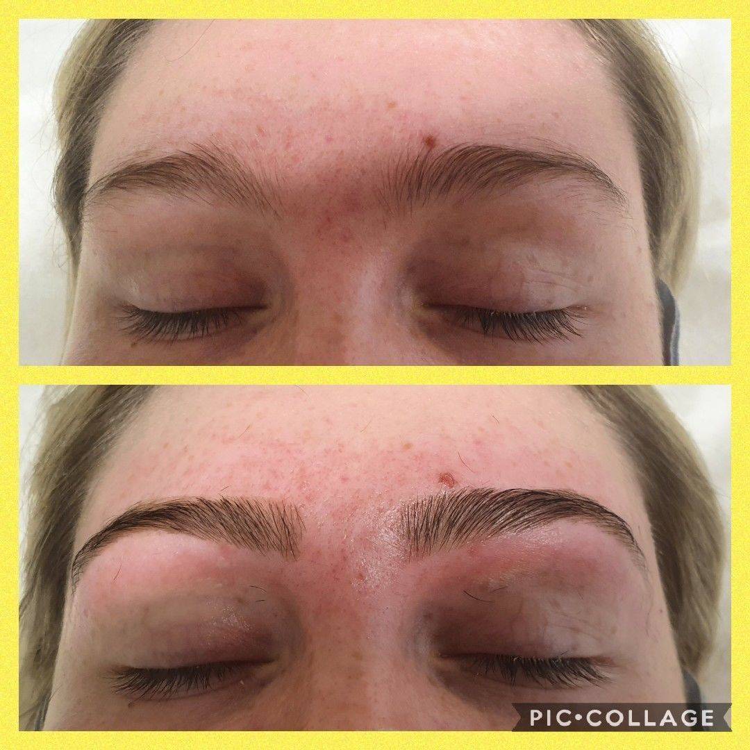 EyeBrow Shape & EyeBrow Tint to enhance the natural brow for a full shaped looked from The Beauty Box, Duston, Northampton 