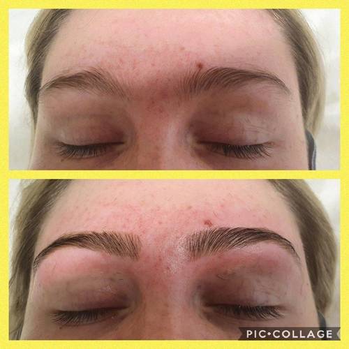 EyeBrow Shape & EyeBrow Tint to enhance the natural brow for a full shaped looked from The Beauty Box, Duston, Northampton 