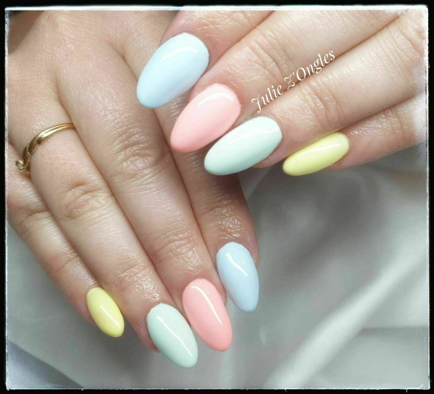 Remplissage Gel et dégrader de couleurs doigt par doigt 