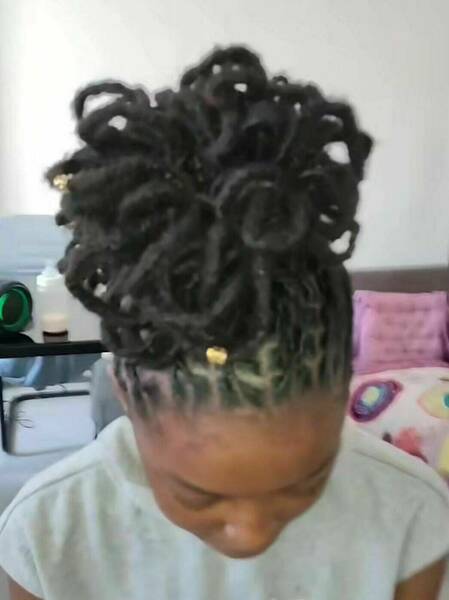 Retwist+ tresses + pétales 