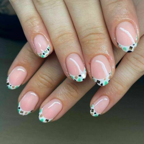 BIAB + 10 nail art 