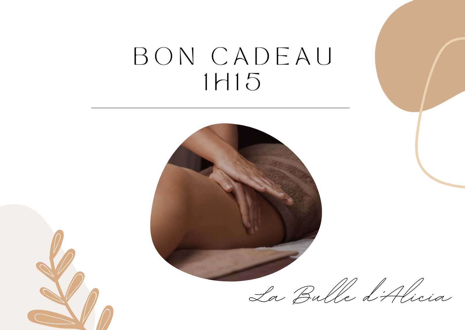 Bon cadeau - 1h15 - Massage du monde 